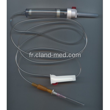 Ensemble jetable de transfusion sanguine avec l&#39;aiguille pour hypodermique